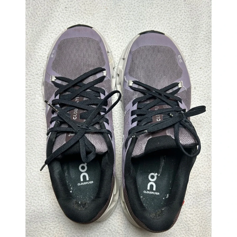On Cloudflyer Running Shoes Womens 7 Purple Mauve Low Top Sneakers 71.98092